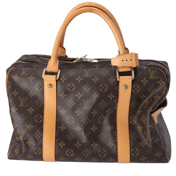 Louis Vuitton Carryall Monogram Boston Bag M40074 Brown Canvas - Picture 5 of 12
